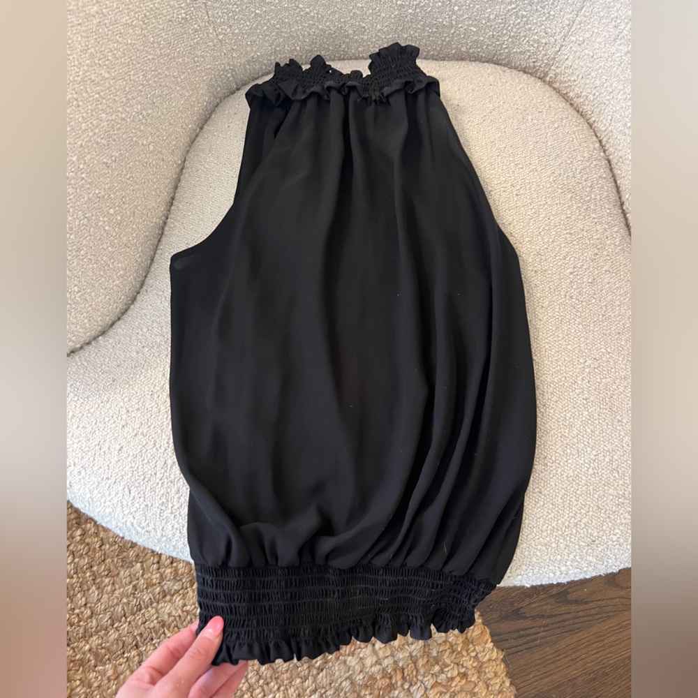 Amanda uprichard sleeveless black top